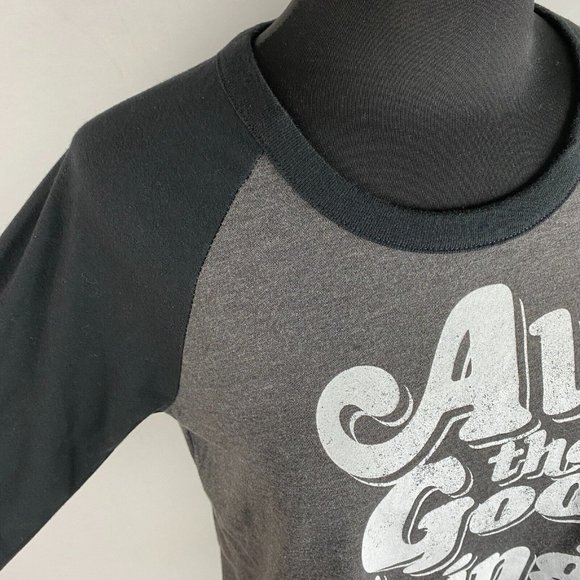 Chaser All The Good Things Raglan T-Shirt Women's Size S Graphic Print Classic - Picture 5 of 15